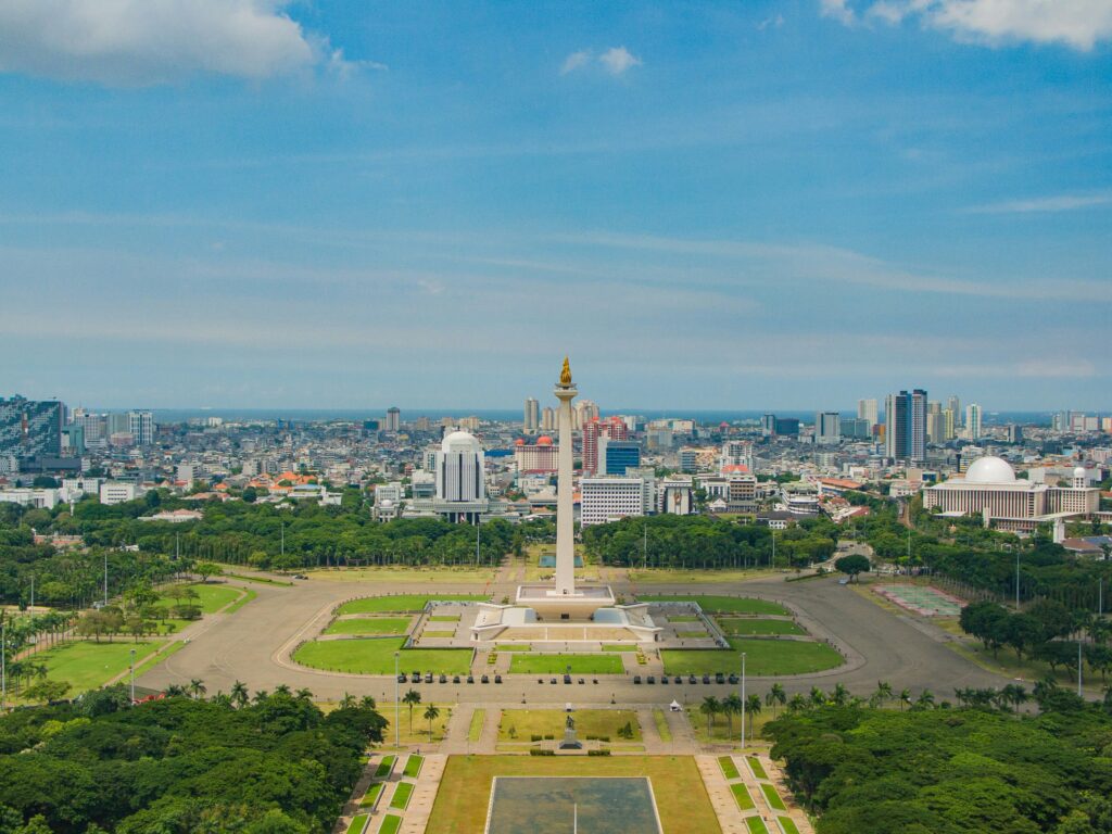 Foto Monas Tempat Lari di Jakarta